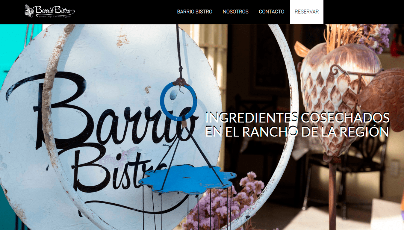 diseño web barrio bistro puerto vallarta