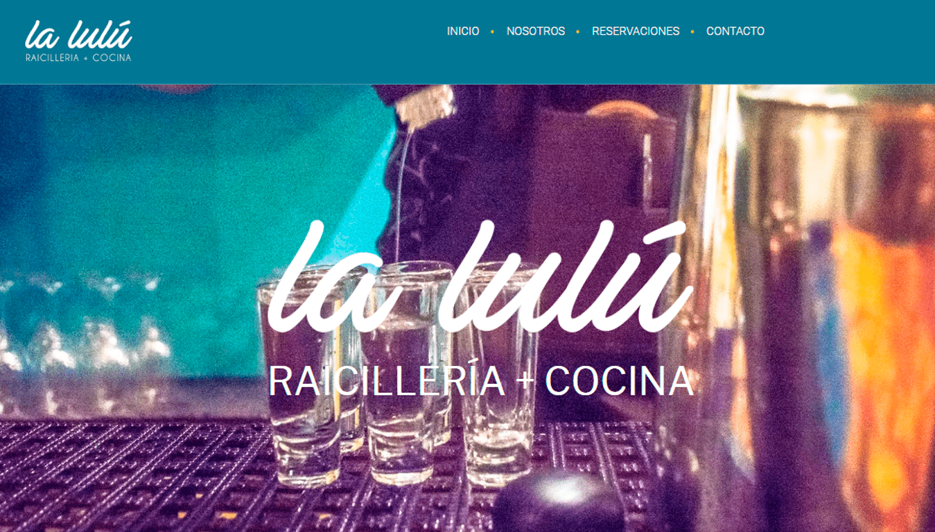 diseño web la lulu raicilleria puerto vallarta