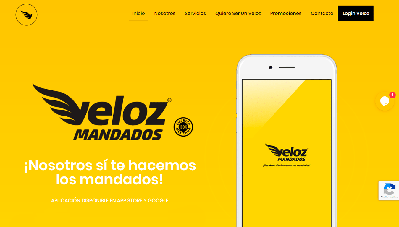 diseño web Veloz Mandados puerto vallarta